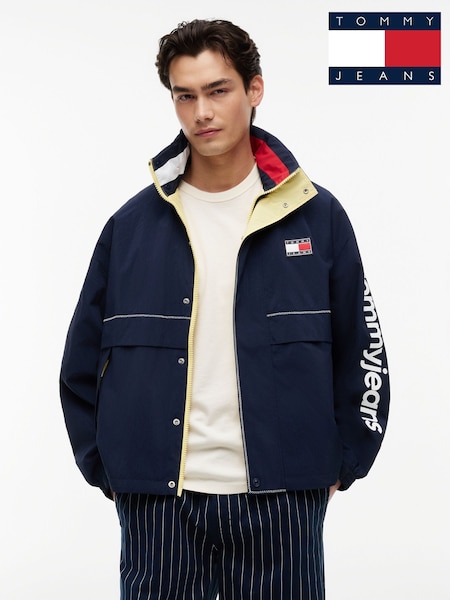 Blue - Regular Tommy Jeans Oversized Regatta Jacket