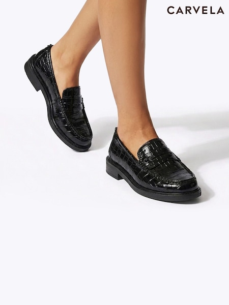 Black - Carvela Lentini Loafer Shoes