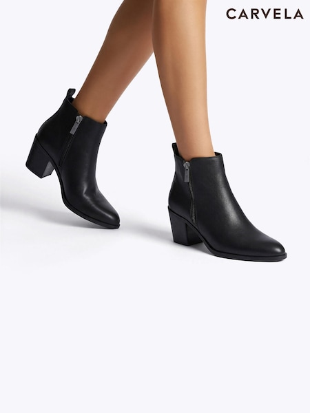 Black - Carvela Salvetti Zip Ankle Boots