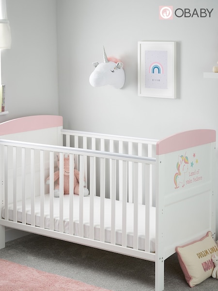 Obaby White Grace Inspire Cot Bed (575762) | £195
