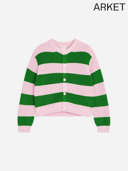 Green - Arket Cotton Cardigan