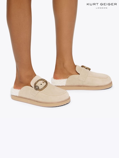 Nude - Kurt Geiger London Bromley Chunky Mule Sandals