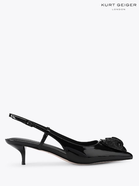 Black - Kurt Geiger London Large Eagle Sling 40 Shoes