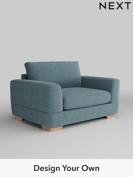 Fine Chenille Easy Clean/Mid Blue Clayton (577707) | £950