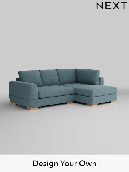 Fine Chenille Easy Clean/Mid Blue Clayton (577707) | £1,725
