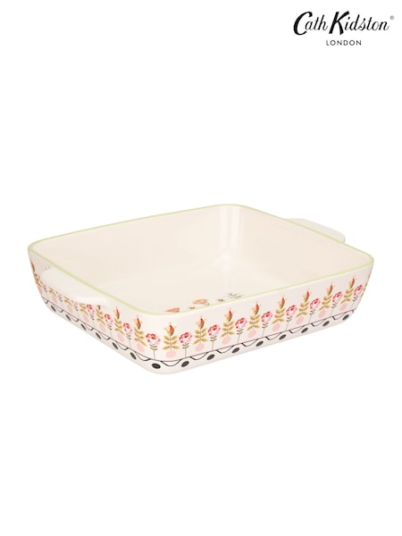 Cath Kidston Cream Ceramic Roasting Dish 33cm (577894) | £30