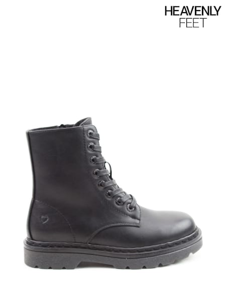 Heavenly Feet Ladies Vegan Friendly Black Mid Boots (577955) | £63