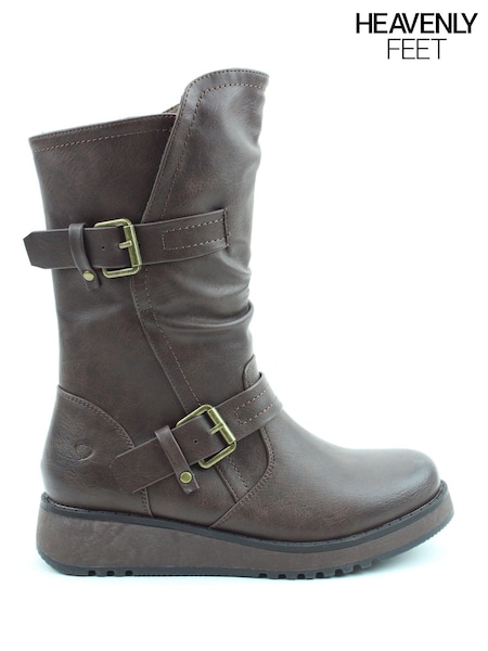 Heavenly Feet Ladies Vegan Friendly Mid Boots (579052) | £60