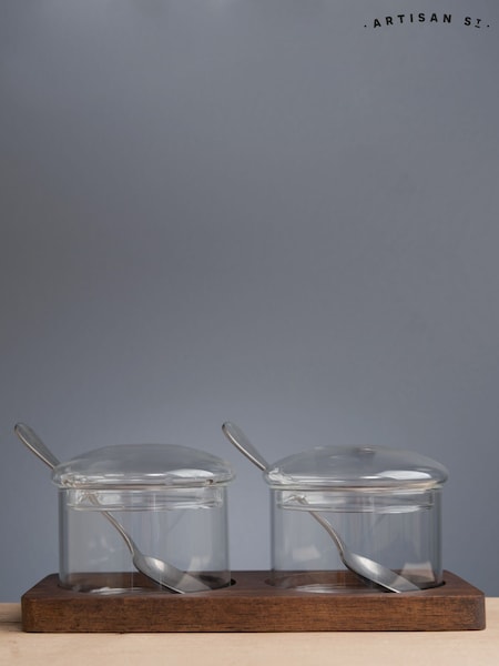 Artisan Street Clear Condiment Pots (580533) | £25