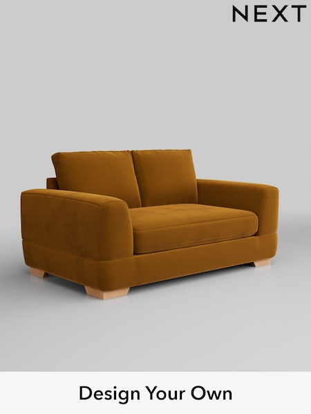 Plush Velvet Easy Clean/Mustard Yellow Clayton (582287) | £1,125