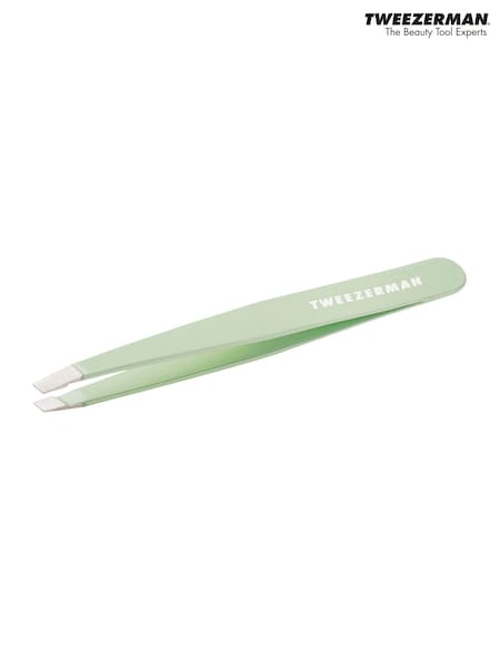 Green - Tweezerman Slant Tweezer
