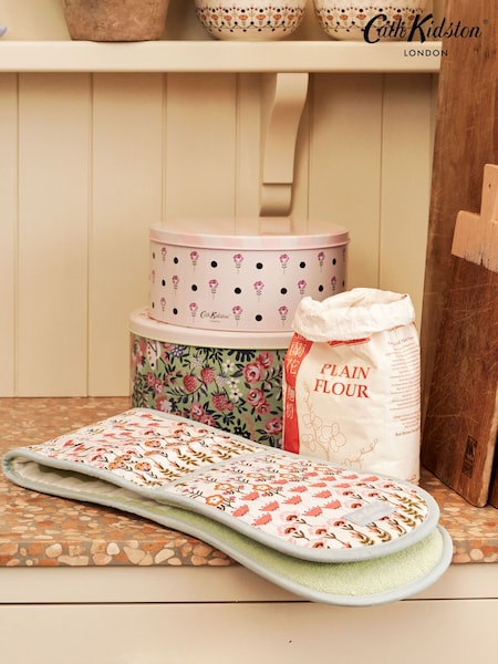 Cath Kidston Green Painted Table Cake Tin Set 2PK (583750) | £30