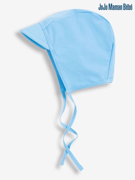 JoJo Maman Bébé Blue Baby Swim Bonnet (585650) | £12
