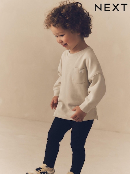 Grey Long Sleeve Top and Leggings Set (3mths-7yrs) (586155) | £11 - £15