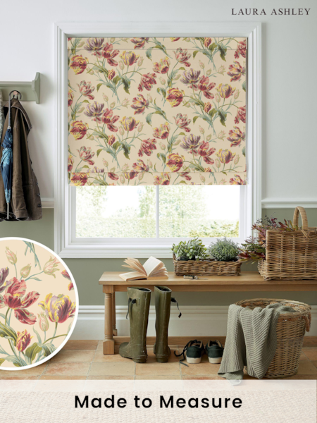 Laura Ashley Red Gosford Cranberry Made to Measure Roman Blind (586274) | £89