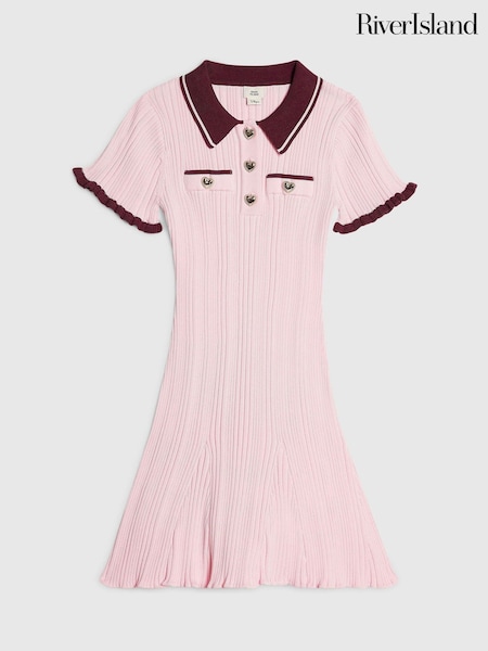 Pink - River Island Martini Dress