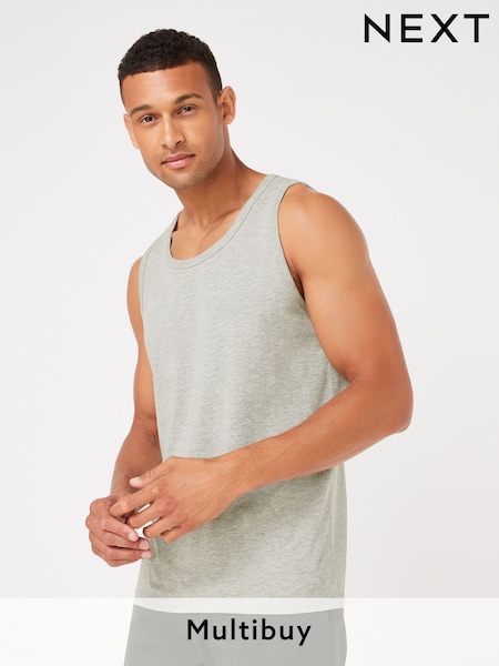 Grey Marl Regular Fit Vest (587632) | £8