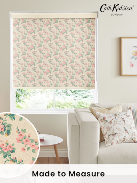 Cath Kidston Blush Pink Mayfield Blossom Made to Measure Roller Blind (588591) | £58