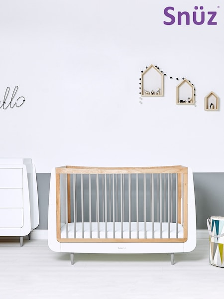 Snuz Grey SnuzKot Skandi Cot Bed (588645) | £349