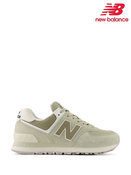 New Balance Grey Snowwash Womens 574 Trainers (589096) | £95