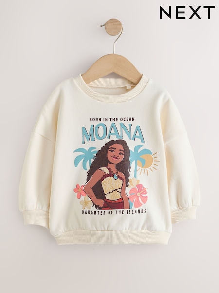 Cream - Disney Moana Crew Sweatshirt (3mths-7yrs)