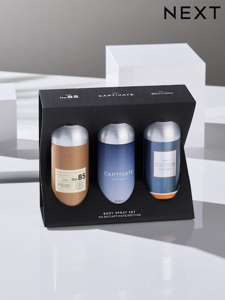 Set of 3 200ml Fragranced Body Sprays Gift Set (590307) | £18