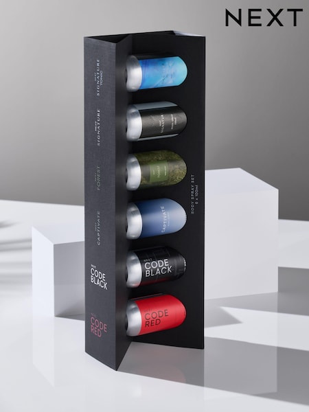 Set of 6 Fragranced 100ml Body Sprays Gift Set (590358) | £20