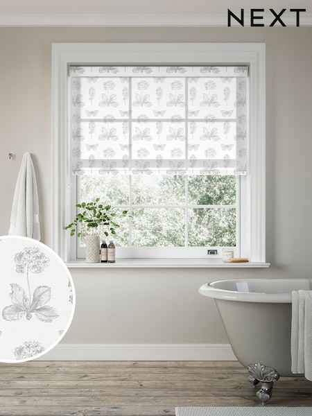 Dusk Grey Dilly Sheer Made to Measure Roller Blind (590436) | £57
