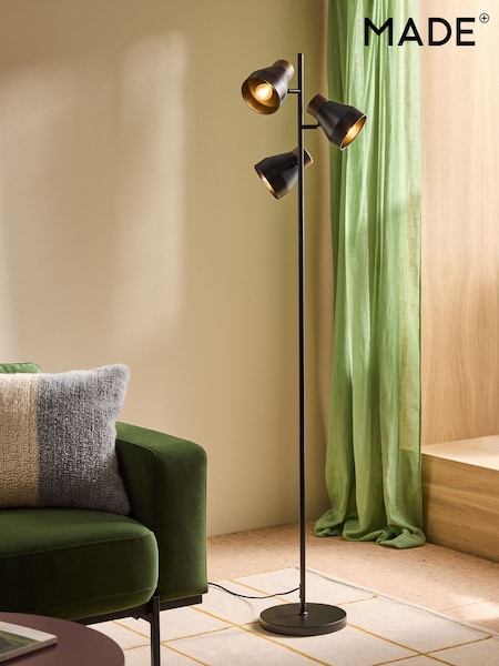 MADE.COM Black Albert Floor Lamp (590690) | £139