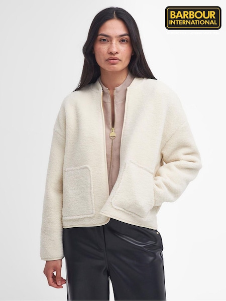 Barbour® International Serova Fleece Bomber Jacket (591041) | £90