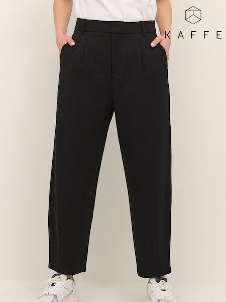 Kaffe Merle Black Cropped Suit Trousers (591079) | £70