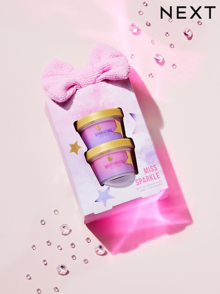 Set of 2 Kids Miss Sparkle Face Masks (592480) | £10
