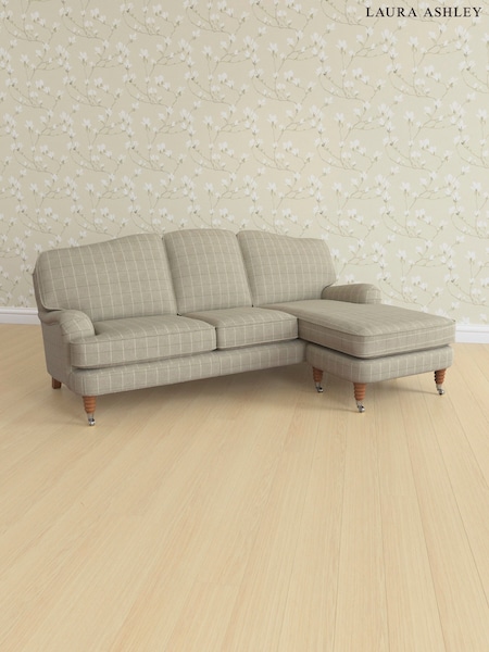 Carolyn Check/Hazelnut Natural Lynden By Laura Ashley (593078) | £2,400