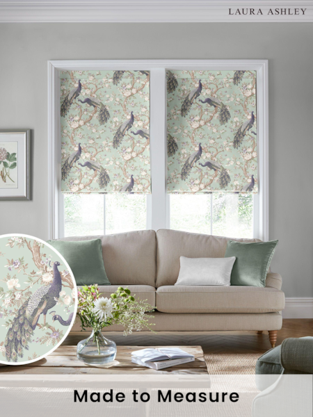 Laura Ashley Duck Egg Blue Belvedere Made to Measure Roman Blind (593452) | £79