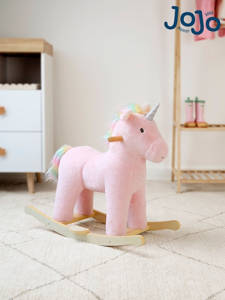 Jojo Maman Bébé Wooden Unicorn Ride-on Toy