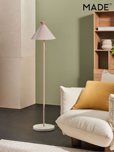 MADE.COM Natural Taupe Gunner Floor Lamp (595800) | £139