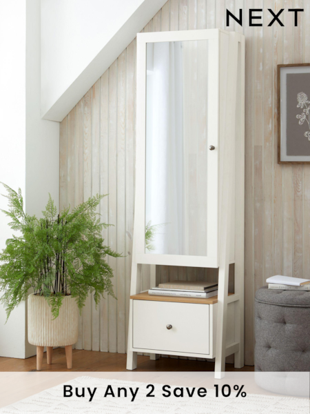 Chalk Malvern Full Length Storage Mirror (598362) | £325