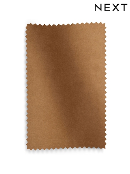Caramel Soft Velvet Upholstery Swatch (598545) | £0