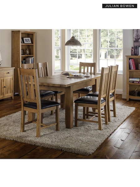 Julian Bowen Set of 2 Wood Astoria Dining Chairs (599069) | £280