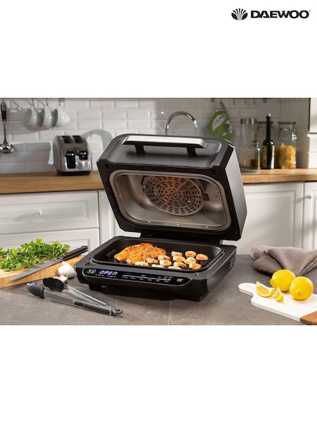 Daewoo Black 8 In 1 Health Grill & Fryer (599216) | £130
