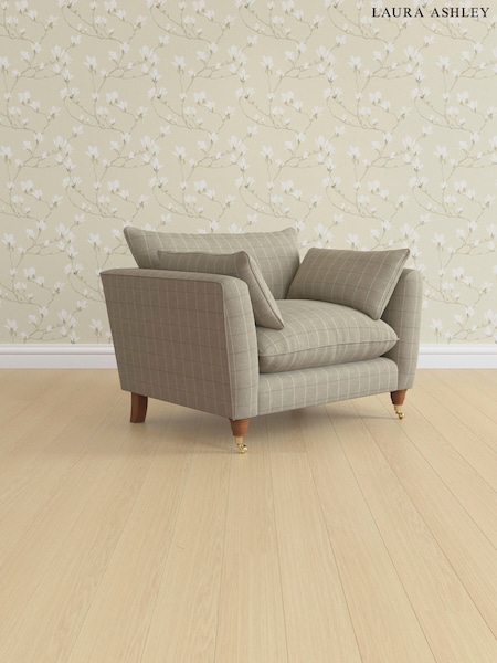 Carolyn Check/Hazelnut Natural Casterton By Laura Ashley (599455) | £1,050