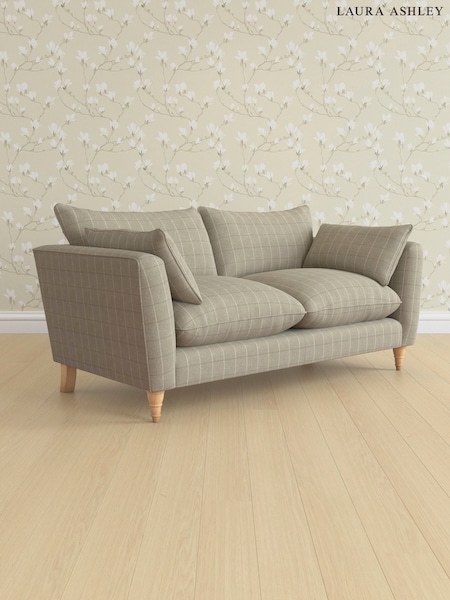 Carolyn Check/Hazelnut Natural Casterton By Laura Ashley (599455) | £1,400