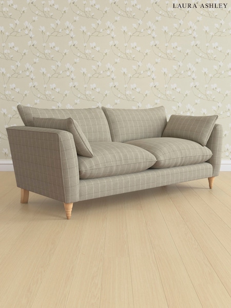 Carolyn Check/Hazelnut Natural Casterton By Laura Ashley (599455) | £1,500