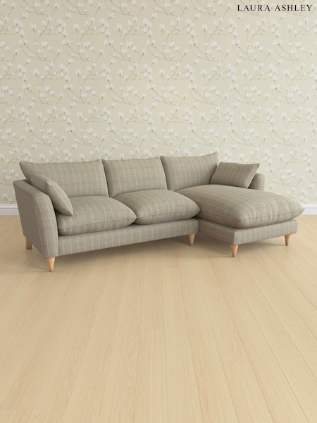 Carolyn Check/Hazelnut Natural Casterton By Laura Ashley (599455) | £2,275