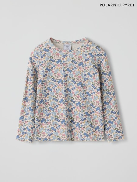 White - Polarn O. Pyret Long Sleeve Top