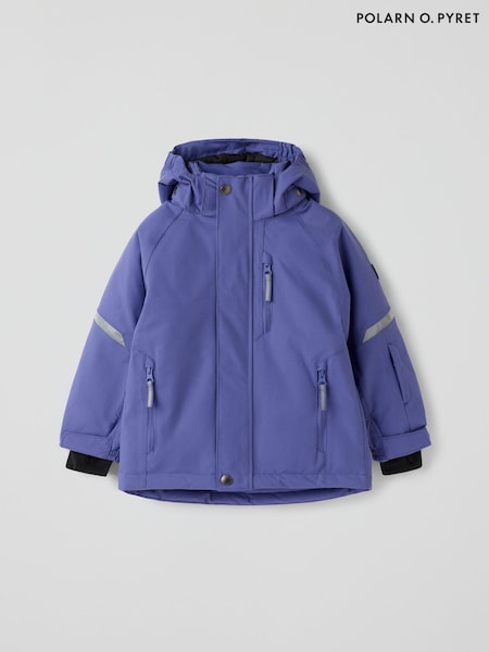 Purple - Polarn O. Pyret Waterproof Padded Snowy Jacket