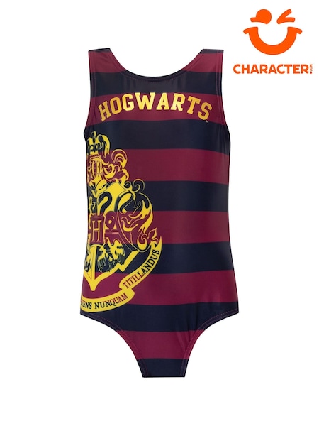 Character Yellow Harry Potter Hogwarts Stripe Swimsuit (602278) | £14