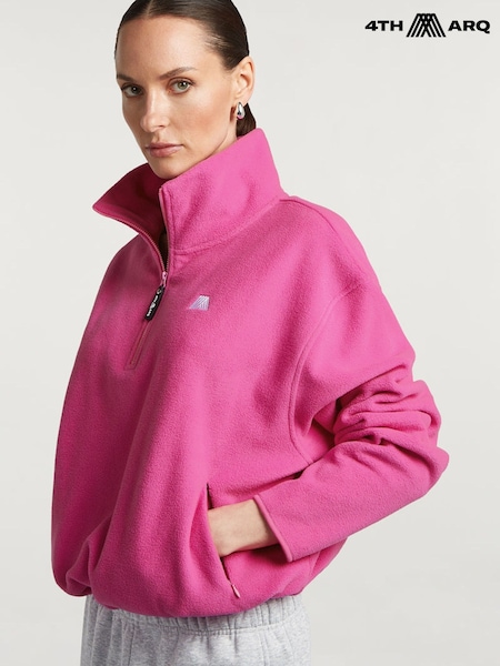 Pink - 4th Arq Phoenix Cloud Half Zip Fleece