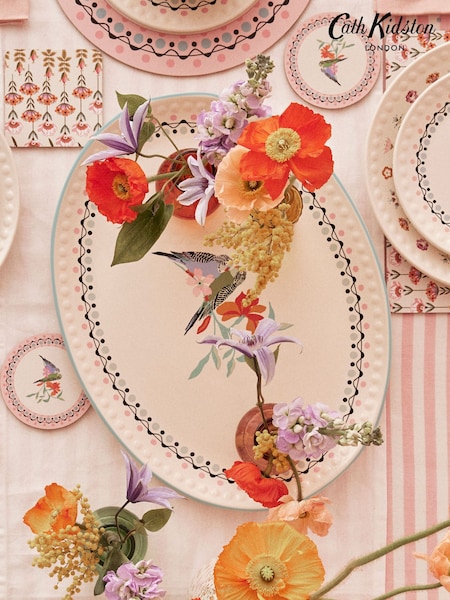 Cath Kidston Cream Painted Table Oval Platter 36cm (603479) | £30