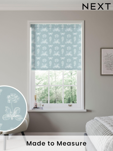Duck Egg Blue Victory Made to Measure Blackout Roller Blind (603773) | £63